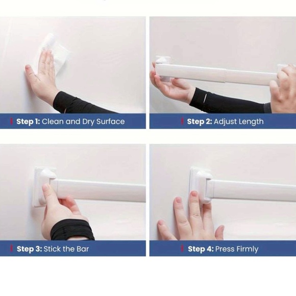 RV Shower Corner Storage Bars 3 NIP - Picture 6 of 7